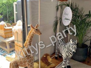 Animals for hire, great for jungle safari birthdays.