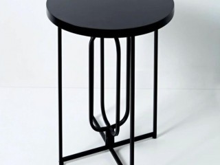 New in box black side table