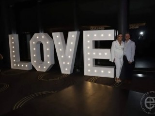 Light up Giant Love Letters