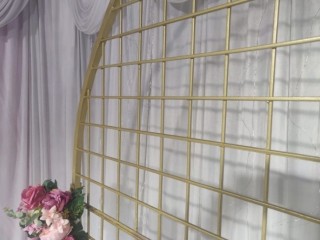 Circular mesh backdrop for Hire!!