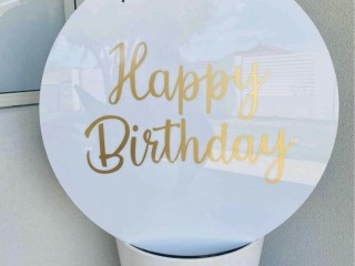 Hire birthday sign