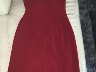 OJAY Office Smart Dress Red Size 6 like new