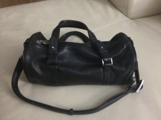 Monterosso Italian Leather Bag/Purse in Black