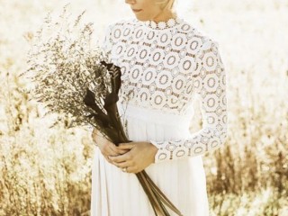 Photography Maternity Dress White Sheer Lace for Wedding/Photo shoot for HIRE