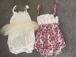 2 x Country Road Baby Girl play suits