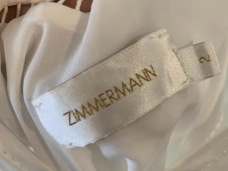 Zimmermann slip dress sz 2