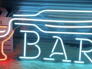 Bar" Neon Sign Hire