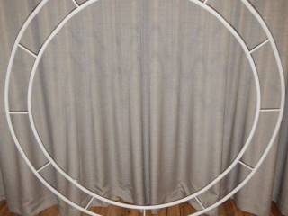 Wedding Circular Arch - Double Circle Backdrop Hire