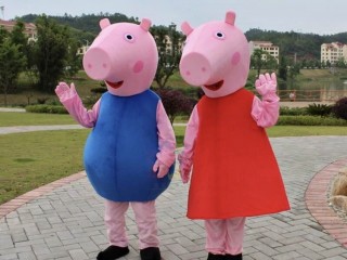 Peppa pig and George costumes