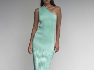 L'idee - Soiree Pleated One Shoulder be b Gown 2