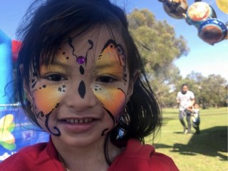 Facepainting and Balloon Twisting ,glitter tattoos