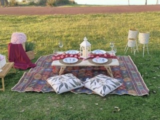 Hire- picnic table set-up