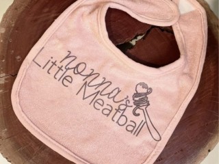 Personalised bin - Nonnas little meatball - pink or white