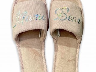 Personalised slippers pink