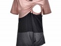 maternity-nursing-feeding-pink-and-grey-t-shirt-new-small-0