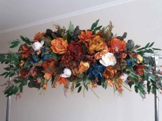 FLOWER backdrop hire