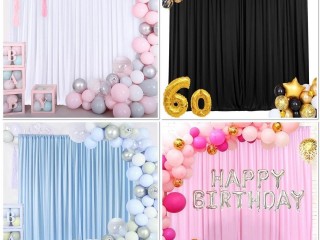 FOR HIRE- Premium Quality 3mx3m Backdrop Curtain