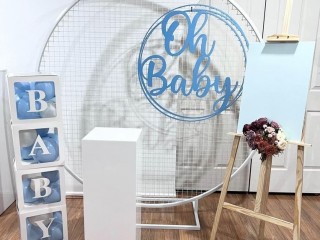 Baby Shower Backdrop Set for Hire