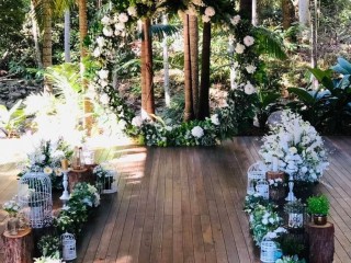 Greenery floral circle arbour . Wedding arbour . Floral arbour.