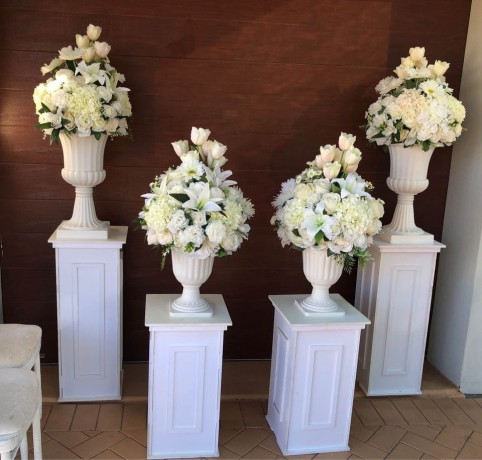 white-flower-with-roman-vase-stand-funeral-event-wedding-decorations-big-0