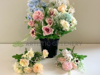 High Quality Silk Flowers Bunch $12 per bunch 6 styles