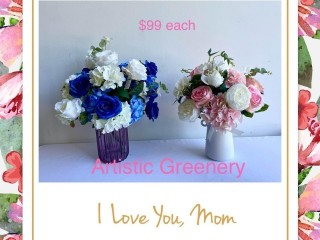 Mothers Day flowers (artificial) $99