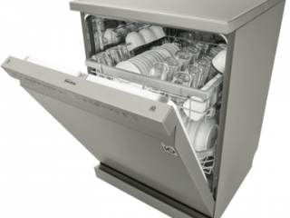 LG Freestanding QuadWash Platinum Steel TrueSteam Dishwasher