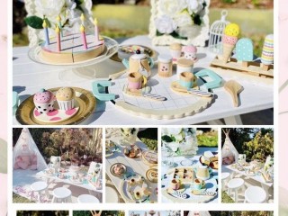 WOODEN TEA PARTY