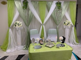 Lime green nikkah package