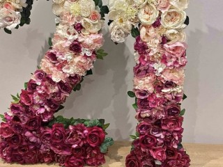 Hire - Giant 21 floral number