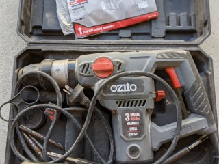 Ozito Rotary Hammer Drill Kit