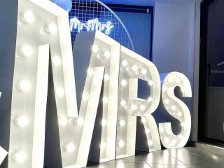 Mr & Mrs Led lights hire