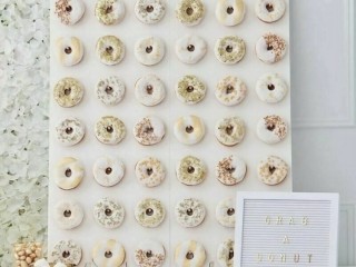 White Donut Wall