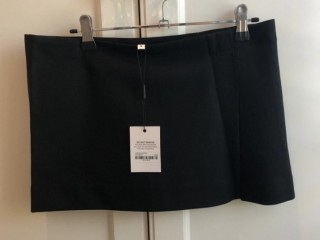 Miaou micro mini skirt black