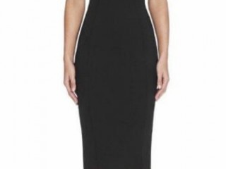 Mischa Collection Sophie Black Midi Dress.