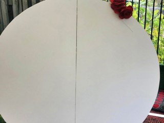 1.2 metre white backdrop