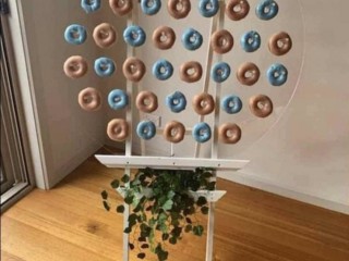 Donut wall for hire.